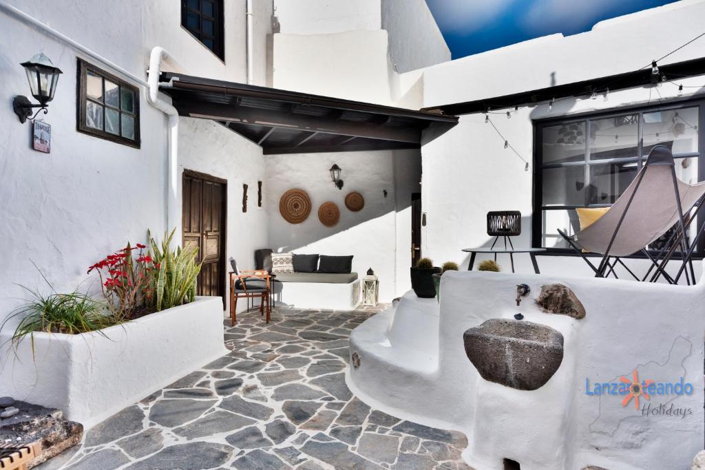 Posezení v ubytování Vivienda Vacacional El Patio de Franky
