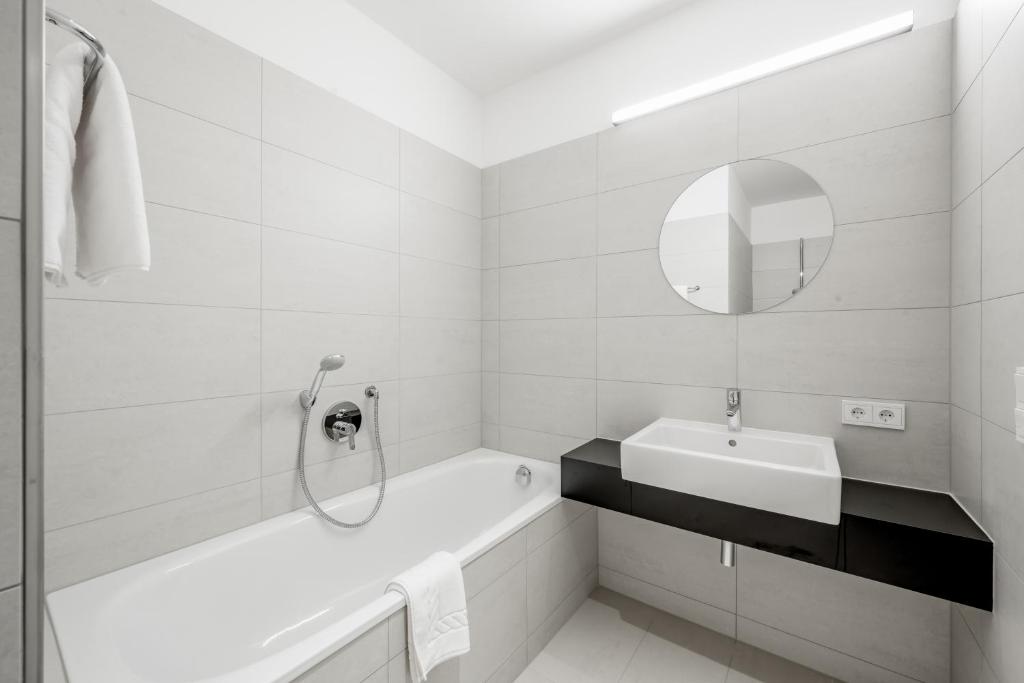 Koupelna v ubytování all inclusive Hotel Lohmann