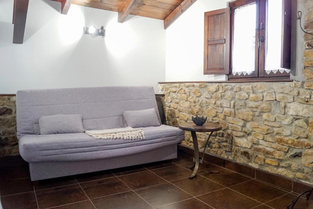 Posezení v ubytování La Posada de Ojébar Rústica