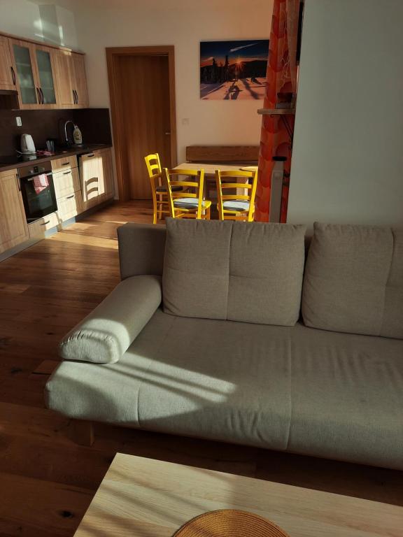 Posezení v ubytování Apartmán u sjezdovky Filipovice
