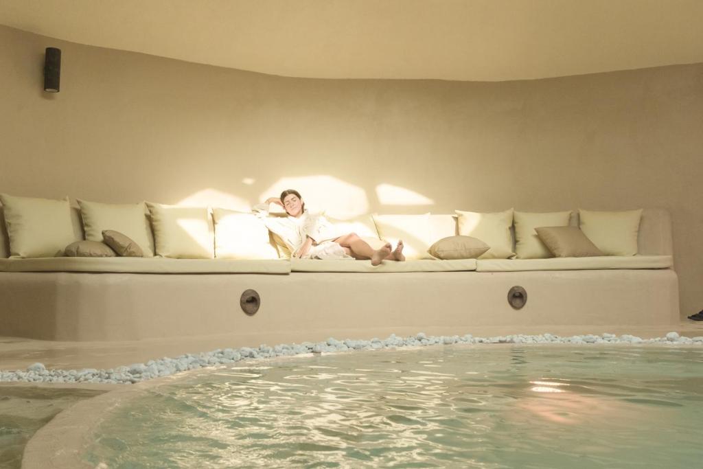 Istumisnurk majutusasutuses Terme di Vulci Glamping & Spa