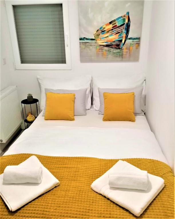 Posteľ alebo postele v izbe v ubytovaní Luxury apartment CityZen
