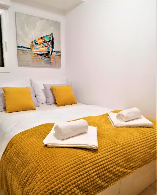 Posteľ alebo postele v izbe v ubytovaní Luxury apartment CityZen