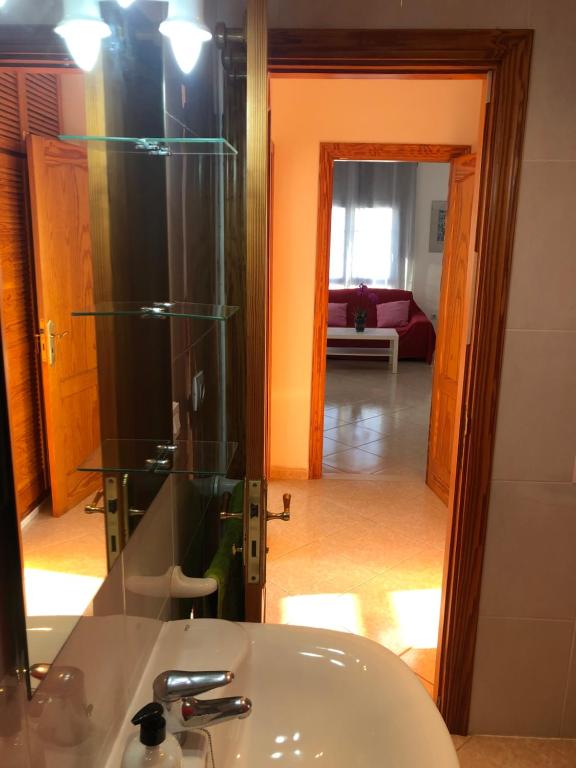 Koupelna v ubytování Apartamento vistas al mar, wifi de 600 Mb