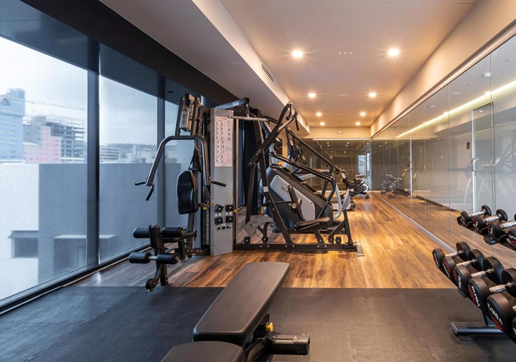 Fitness centrum a/nebo fitness zařízení v ubytování Hotel Real del Rio