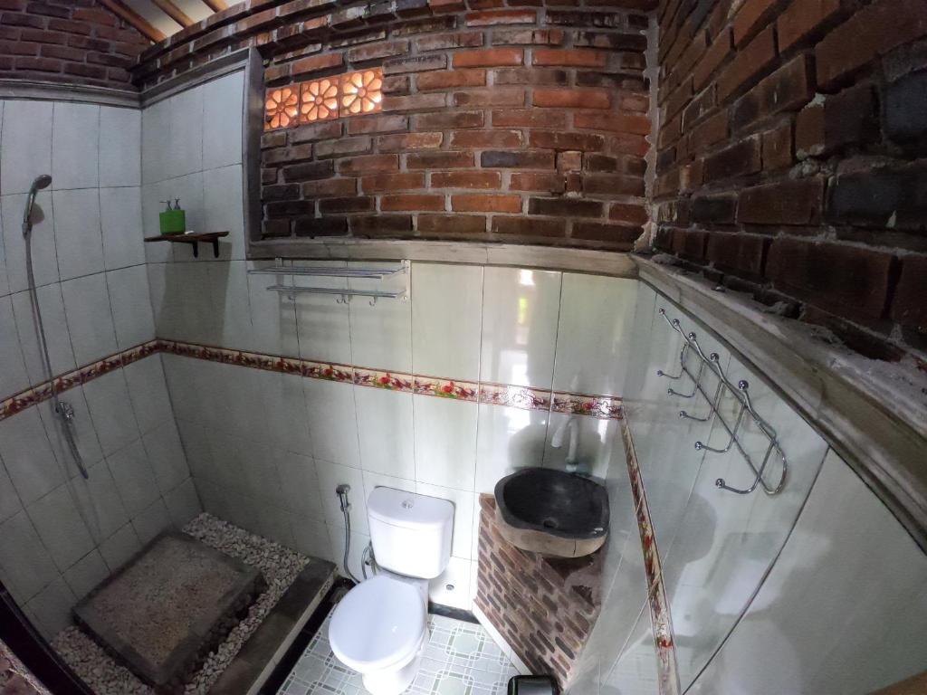 Koupelna v ubytování Wisma Pancoeran
