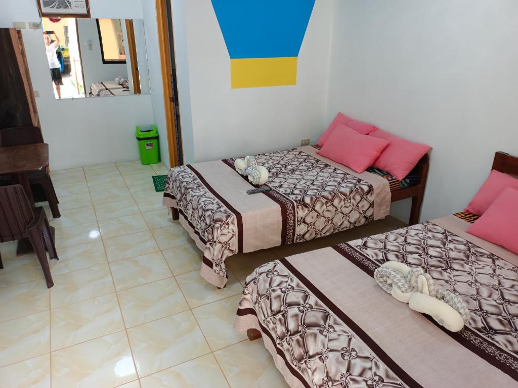 Letto o letti in una camera di Hadefe Cottages