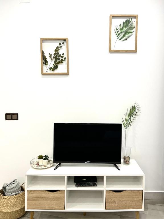 Telewizja i/lub zestaw kina domowego w obiekcie Apartamento Centro San Diego