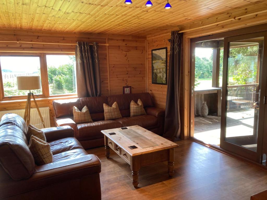 Posezení v ubytování Fir Tree Lodge