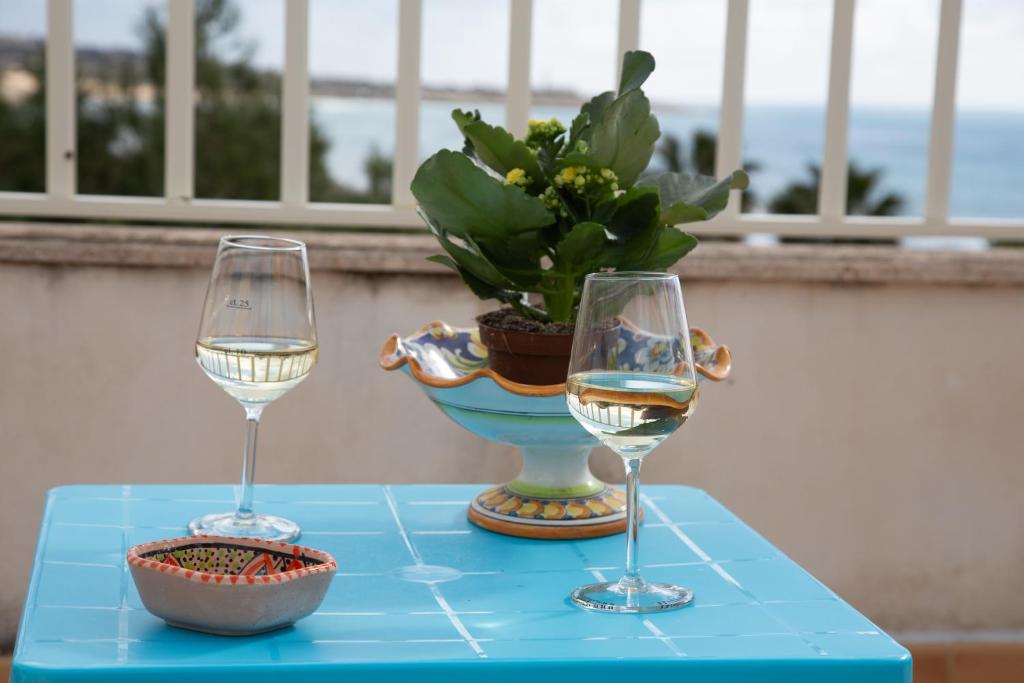 Nápoje v ubytování Sea view house, Ponente- Centosicilie