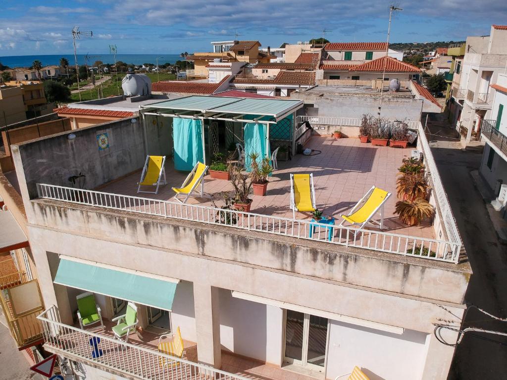 Balkón nebo terasa v ubytování Sea view house, Ponente- Centosicilie