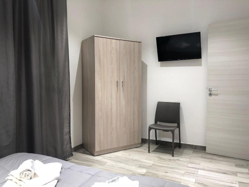 Łóżko lub łóżka w pokoju w obiekcie Sunrise Beach Apartment Trapani