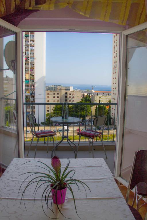 Balkón nebo terasa v ubytování Apartments Tomisa
