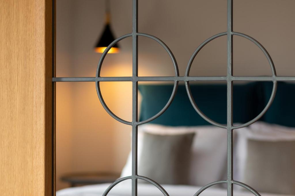Posteľ alebo postele v izbe v ubytovaní Linari Villas