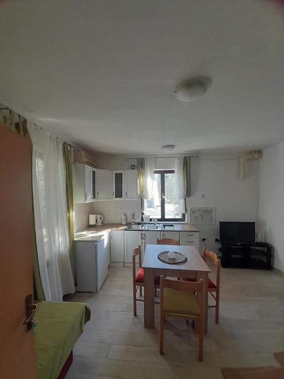 Kuchyň nebo kuchyňský kout v ubytování Apartments Niković