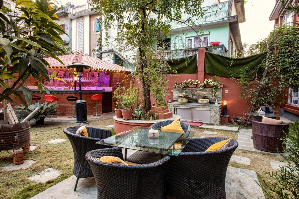 Zahrada ubytování Hotel BnB Mhepi