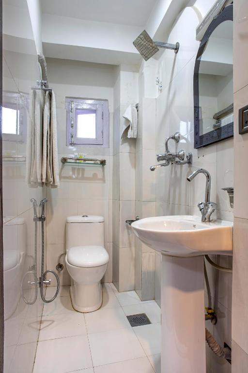 Koupelna v ubytování Hotel BnB Mhepi