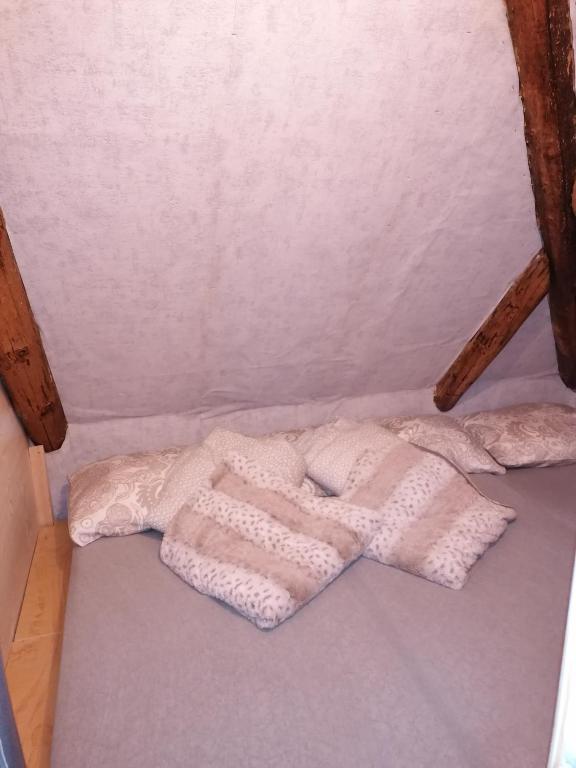 Postel nebo postele na pokoji v ubytování Õuna Puhketalu