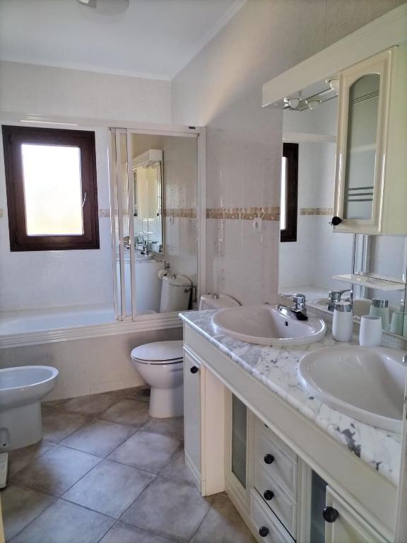 Kúpeľňa v ubytovaní Puerta Laguna - Casa con parcela