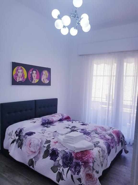 Łóżko lub łóżka w pokoju w obiekcie B&B Del Corso