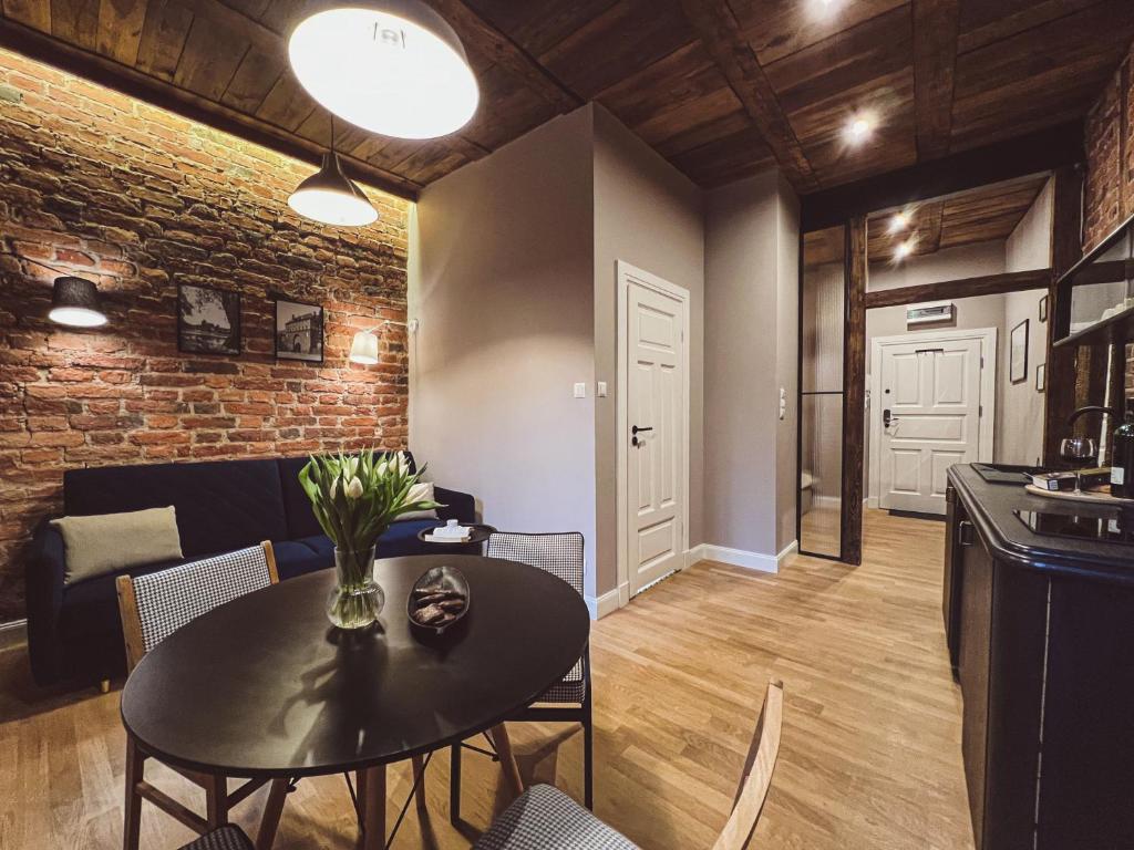 Kuchyňa alebo kuchynka v ubytovaní Apartament Harmonia . Odpoczynek na Starówce