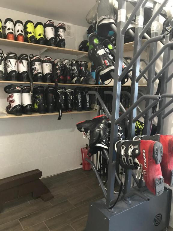 Fitness centrum a/nebo fitness zařízení v ubytování Nicole hotel