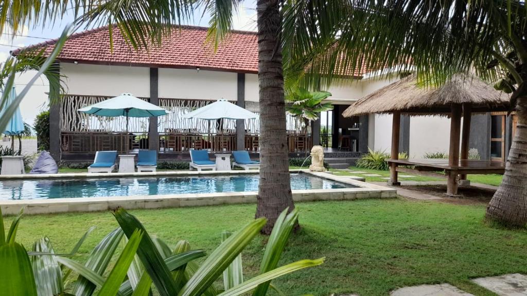 Bazén v ubytování Kuta Paradise nebo v jeho okolí