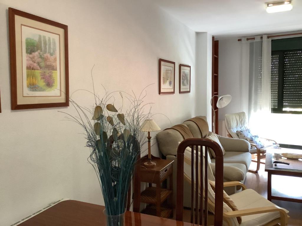 Posezení v ubytování Apartamento Toletum