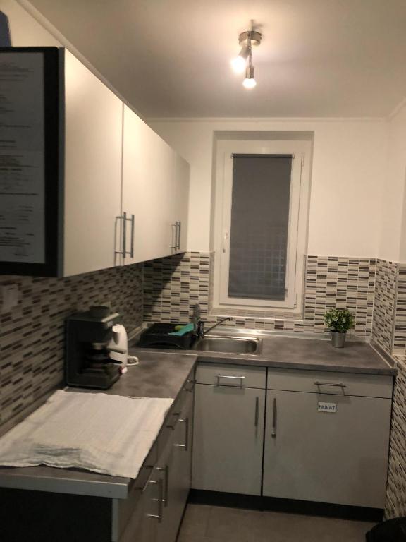 Kuchyňa alebo kuchynka v ubytovaní Heni Apartment