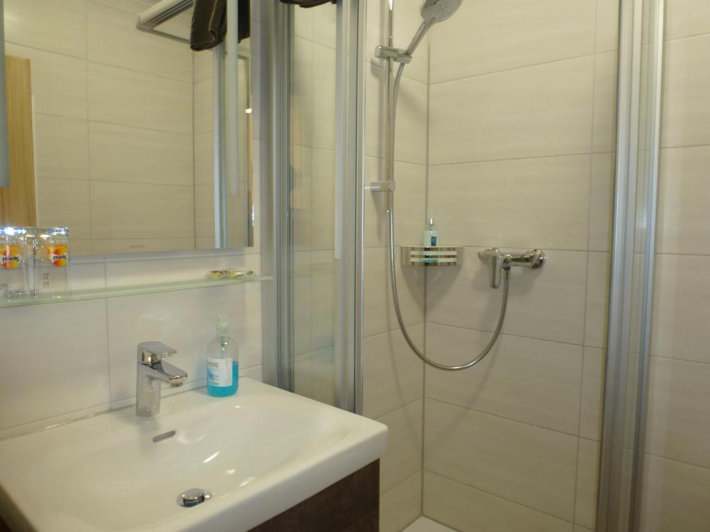 Koupelna v ubytování Gasthof Hotel Reif