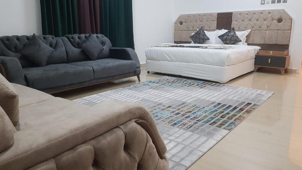 Posezení v ubytování Orient Apartments