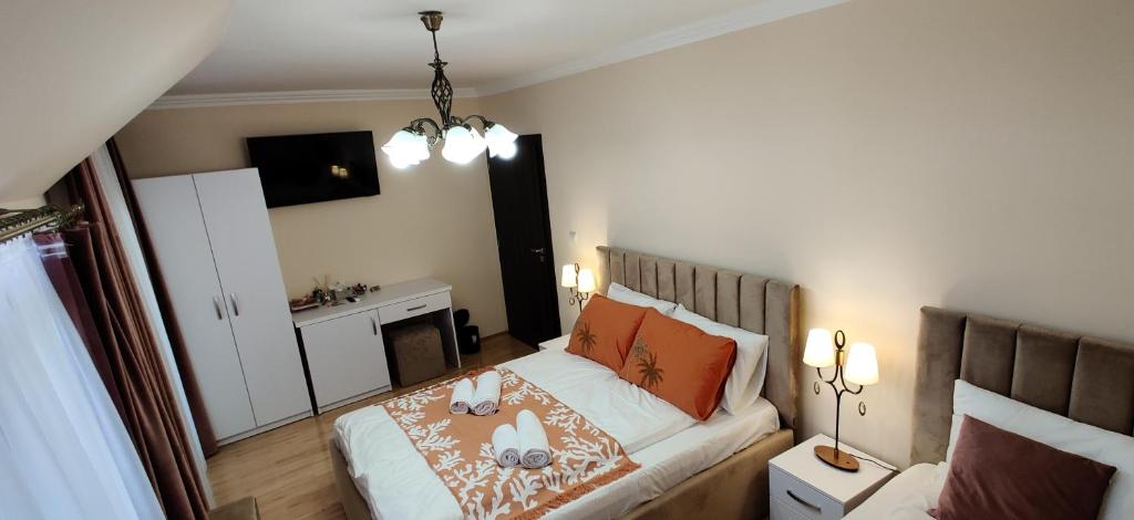 Postel nebo postele na pokoji v ubytování Casa BLANCO