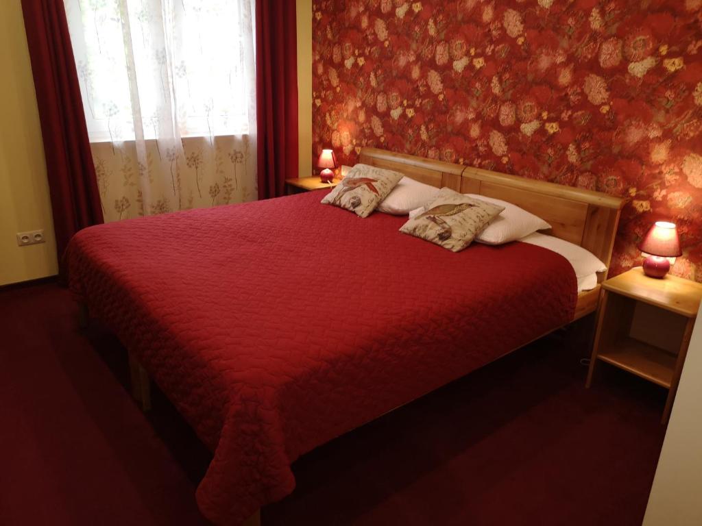 Postel nebo postele na pokoji v ubytování Hotel Senlīči