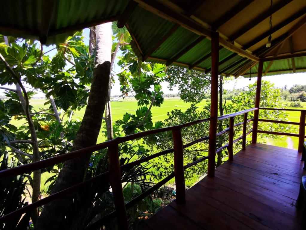 Balkón nebo terasa v ubytování lake paradise cabana