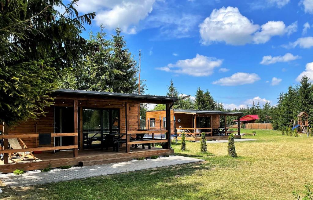 Zahrada ubytování Natura Domki Anastazewo