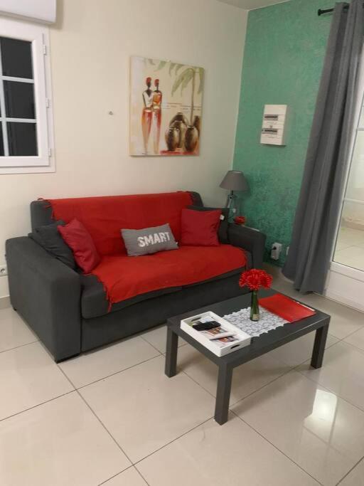 Posezení v ubytování Superbe appartement à Trinité