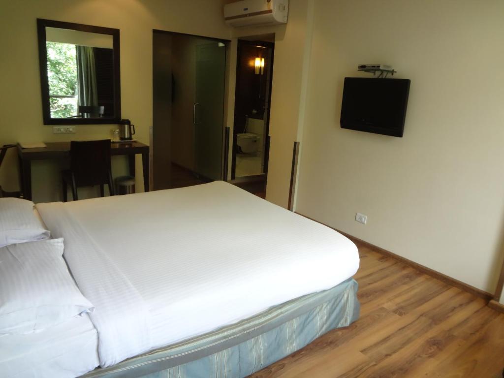 TV a/nebo společenská místnost v ubytování Shantai Hotel