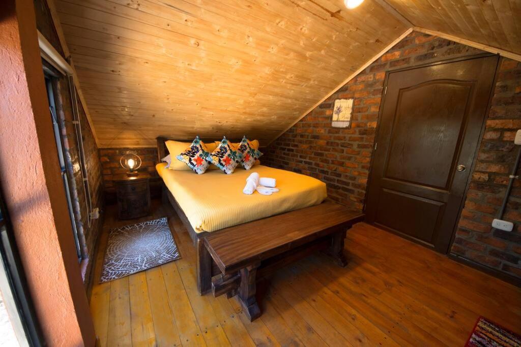 Postelja oz. postelje v sobi nastanitve Paradise Glamping