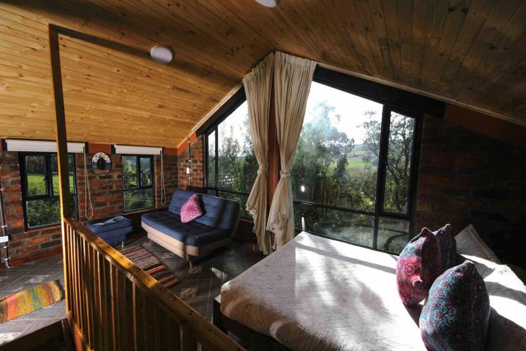 Postelja oz. postelje v sobi nastanitve Paradise Glamping