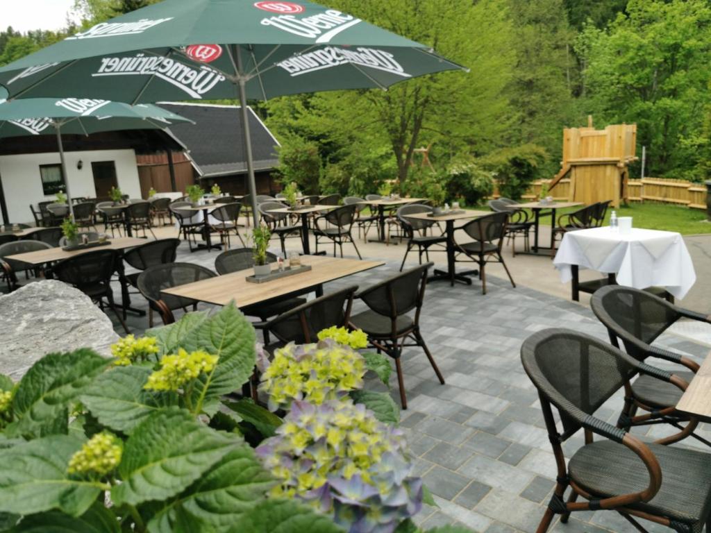 Zahrada ubytování Hotel Schwarzbeerschänke Pobershau