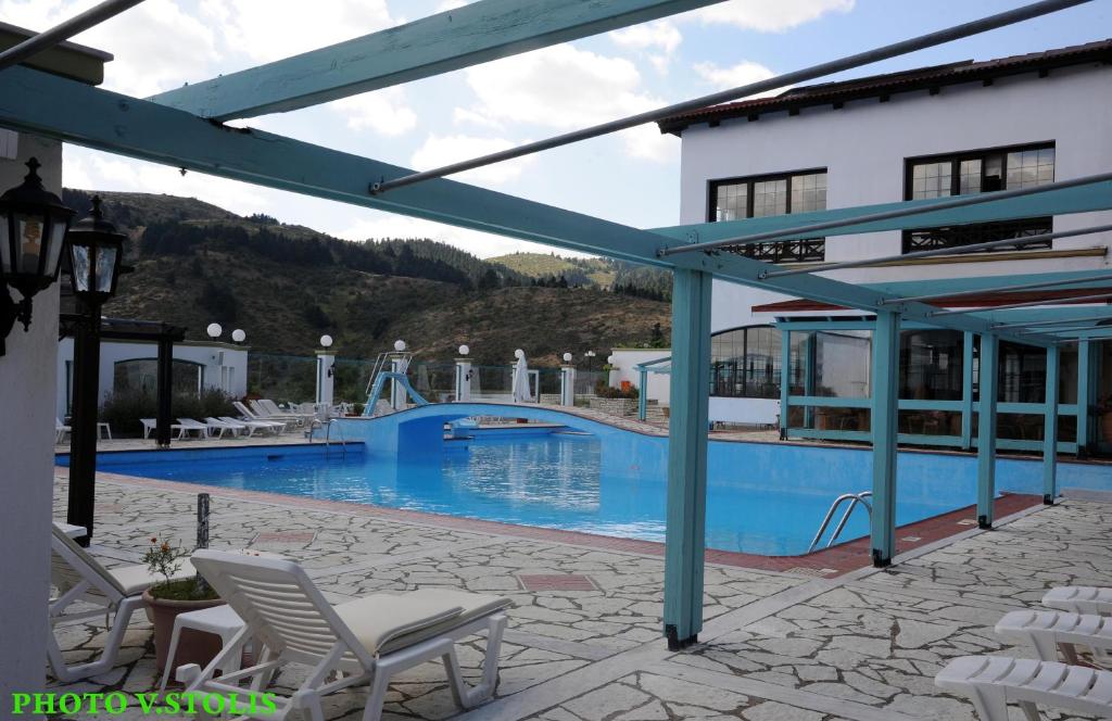 Bazén v ubytování HOTEL SPA MONTANA nebo v jeho okolí