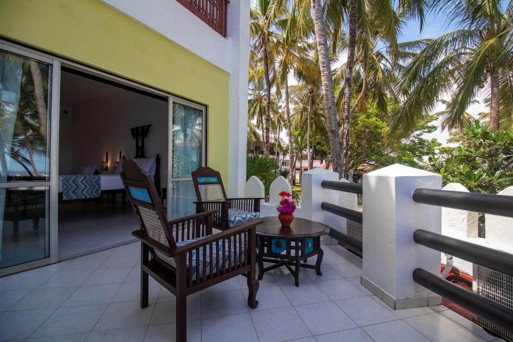 Balkón nebo terasa v ubytování Bamburi Beach Hotel