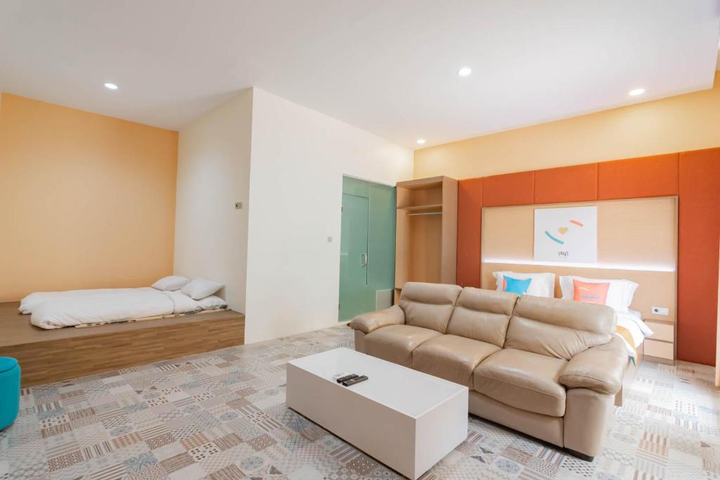 Posezení v ubytování Sans Resort Parung Bogor