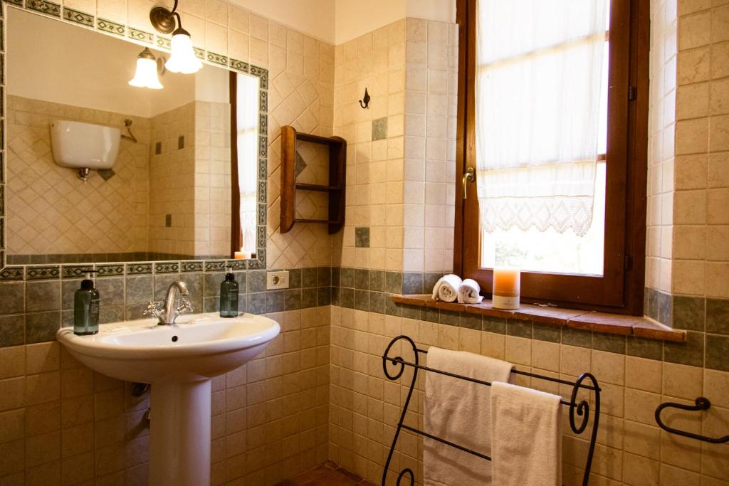 A bathroom at Poggio Verde