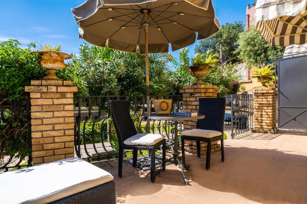 Balkón nebo terasa v ubytování Hotel Villa Carlotta