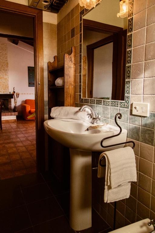 A bathroom at Poggio Verde