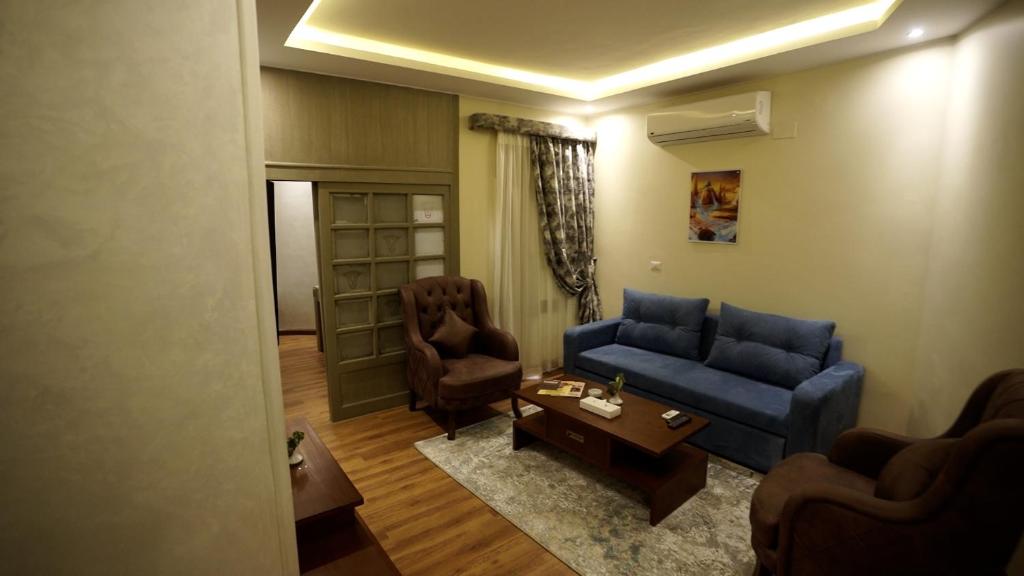 A seating area at Lotus Luxor Hotel