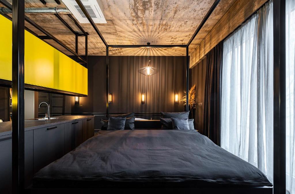 Un pat sau paturi într-o cameră la JS-Balingen
