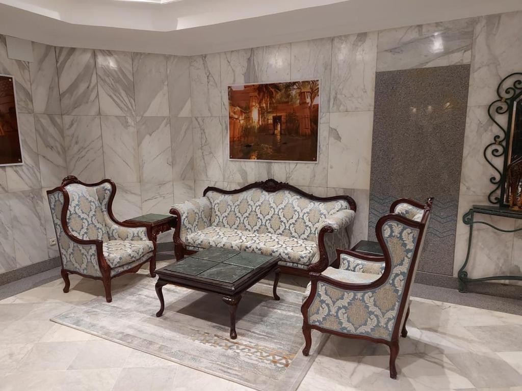 A seating area at Lotus Luxor Hotel