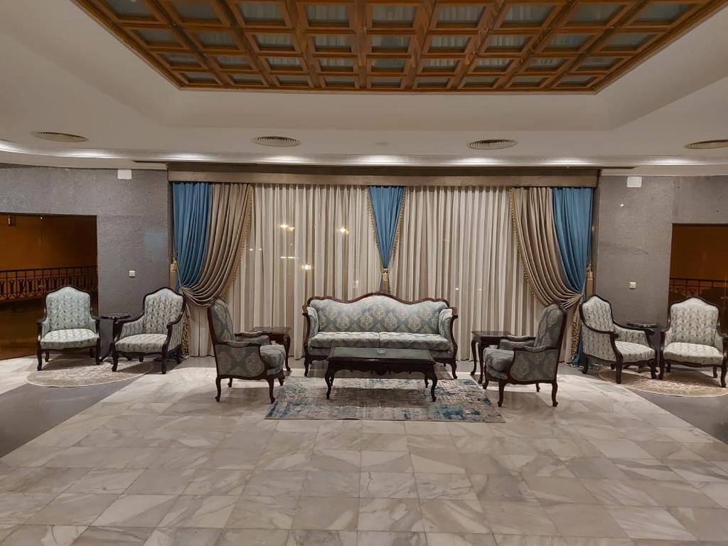 A seating area at Lotus Luxor Hotel